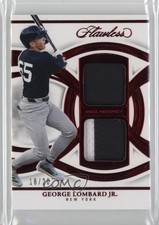 2025 Panini Flawless Prospect Ruby 18/20 George Lombard Jr Dual Patch 17uv