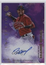 2021 Bowman Inception Fuchsia Foil 41/75 Brainer Bonaci #PA-BB Auto 2f9