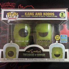 Funko Pop Treehouse Of Horror KANG AND KODOS 2-Pack GITD Exclusive 