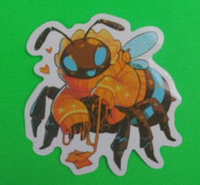 Bright Colorful Bumblebee Sticker 2