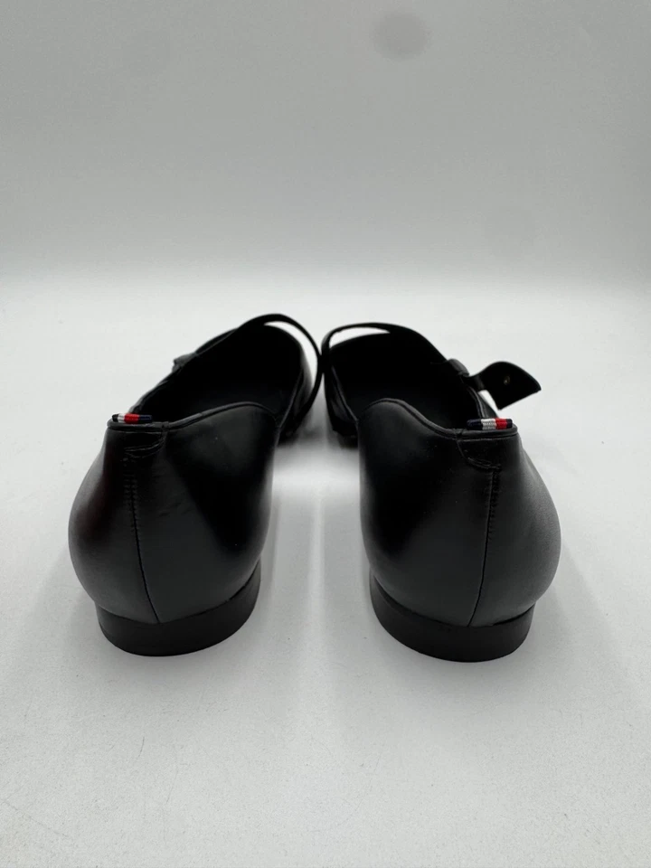 Tommy Hilfiger Venny Black Pointed Toe Flats With Strap Womens Shoes size 10 - Image 3 of 4