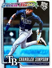#342 Chandler Simpson 2026 Topps Future Stars Tampa Bay Rays
