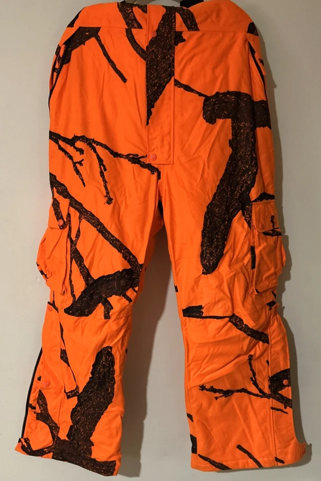 Lote Vintage Chiller Killer Naranja Camuflaje Caza Babero Mono (Mediano) Chaqueta (Grande) Foto 3 de 4