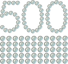 3/8 Inch Clear Glass Marbles Slingshot Ammo Balls, 500 Qty