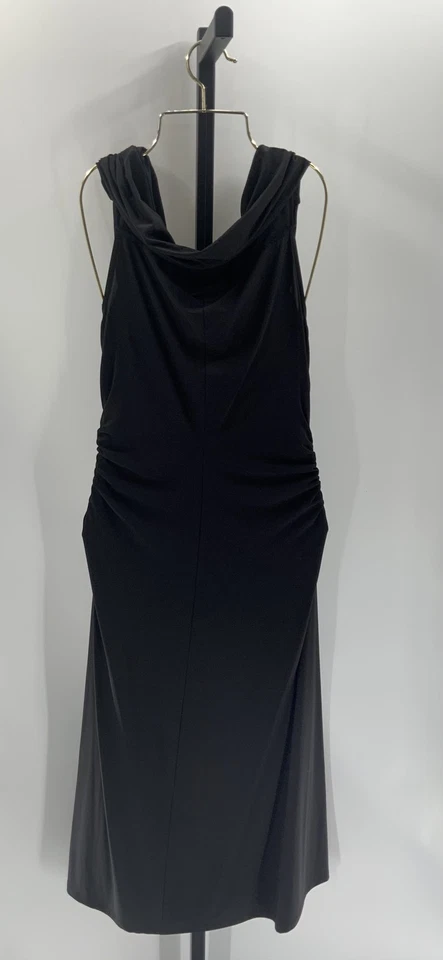 Michael Kors Black Basic Sleeved Dress M