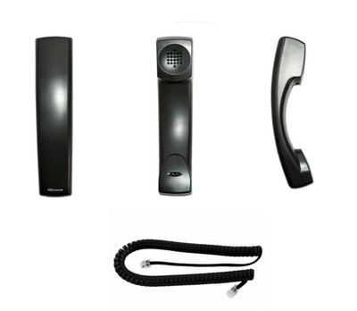 Polycom VVX311 Replacement Handset With Handset Cord (Black) - NEW