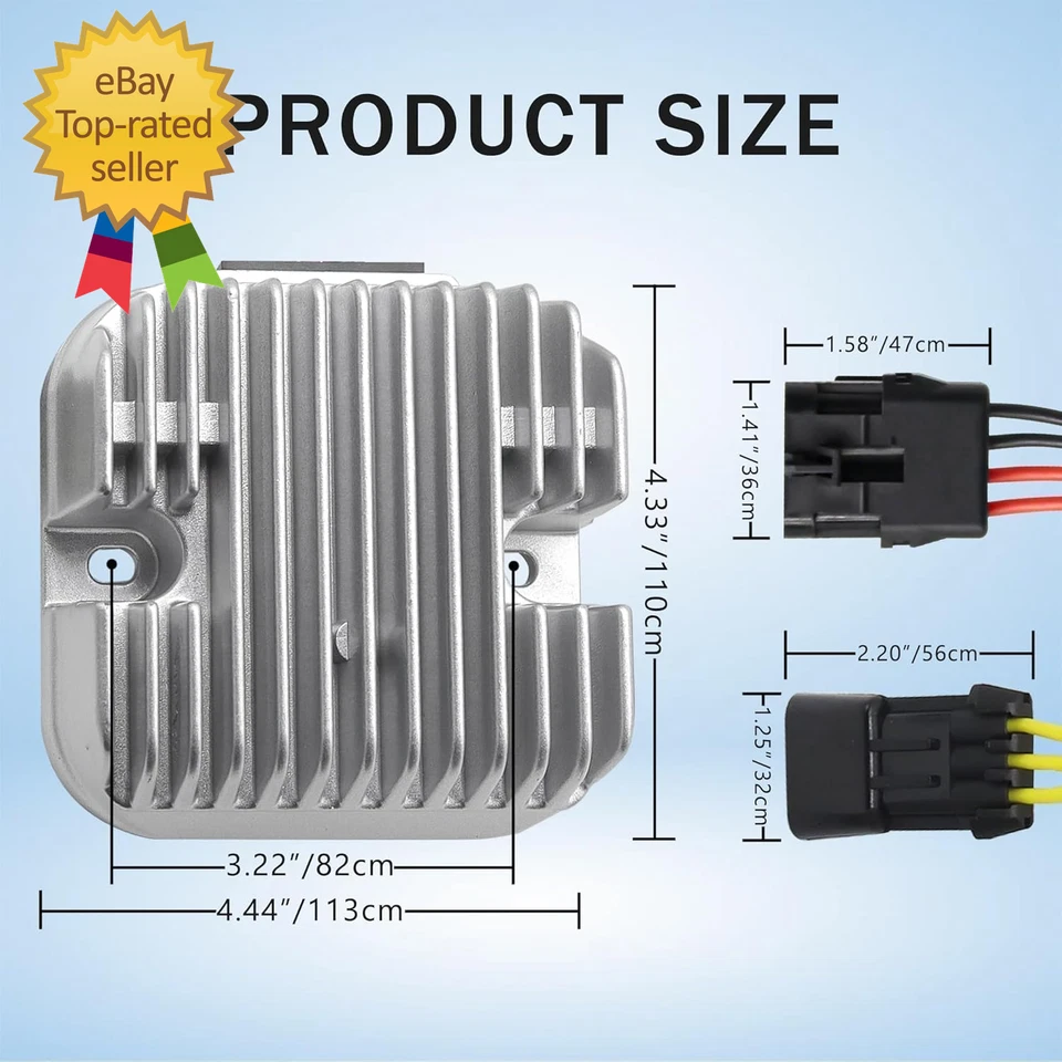 4012384 Voltage Regulator Rectifier Fits for Polaris 2007-2010 Sportsman 500 700 - Image 4 of 4