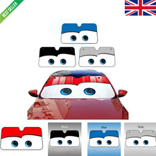 Cartoon Eye Visor Car Windshield Sun Shade SUV Auto Front Window Shield Cover UK