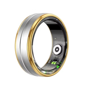 R06 Smart Ring Fitness Tracker avec étui pour hommes femmes iOS Android 2025
