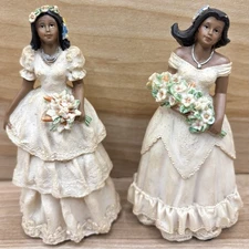 Vintage K's Collection Figurine Hispanic Collection Hispanic Bride Lot Of 2