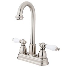 Kingston Brass KB349.PL Restoration 1.8 GPM Standard Bar Faucet - Nickel