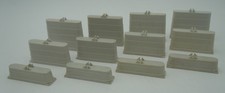 TYCO MATTEL 12 PC PIER SUPPORTS / TRESTLES  3 SIZES  LATER TYCO W/CLIPS VN/EXC