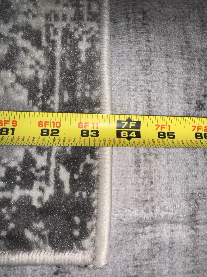 NUEVO Corredor Gris Y Off White - 7’x2’ Foto 3 de 4