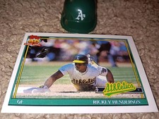 1991 Topps Rickey Henderson Oakland Athletics #670 🔥