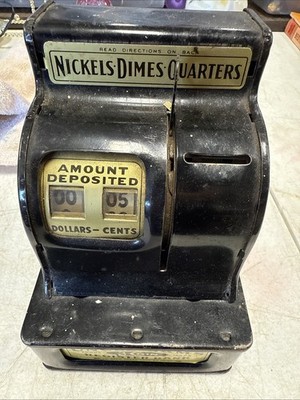 Vintage Uncle Sam s 3 Coin Bank Cash Register by Durable Toy & Novelty Co.
