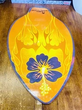 Vintage 2005 30” Skim Lizard COPA JGR Skim Boogie Board Surf FIRE FLOWER Hawaii