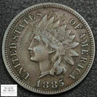 1885 Indian Head Copper Cent 1C