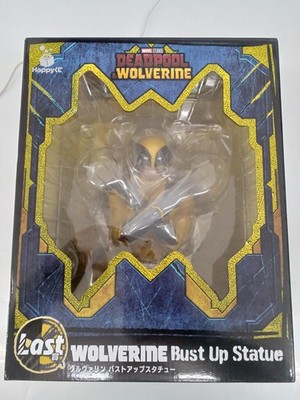 SUNNY SIDE UP BUST STATUE Detpool & Wolverine Happy Kuji Last Prize Used