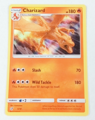 Charizard 5/18 Delective Pikachu Holo Pokémon Card 2019 | eBay