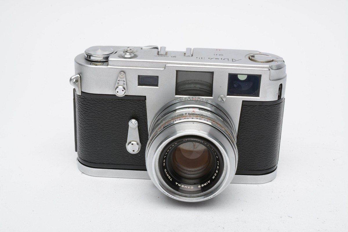 Aires35Ⅲsフイルムカメラ Airies 35 IIIC 35mm rangefinder Camera w/H Coral 45mm f1.9 Lens