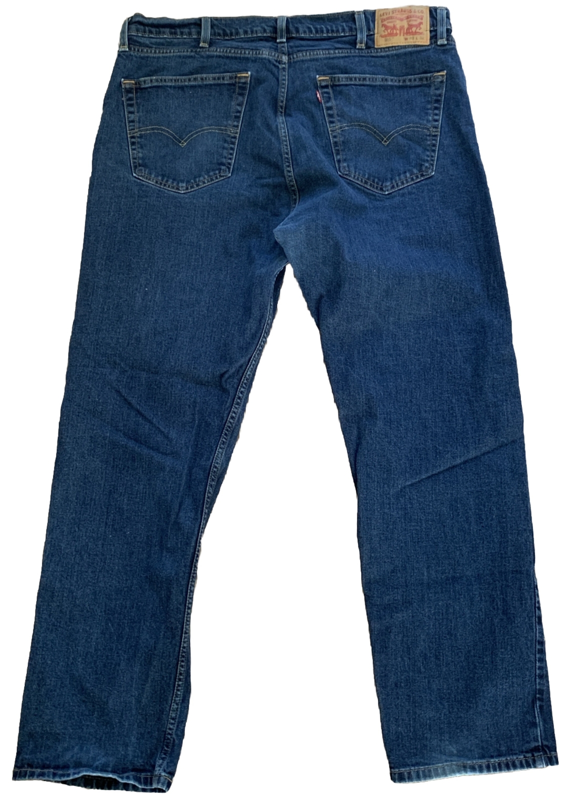 Levi's 505 Jeans Mens Size 40 X 32 Regular Fit Dark Blue Denim Levis eBay