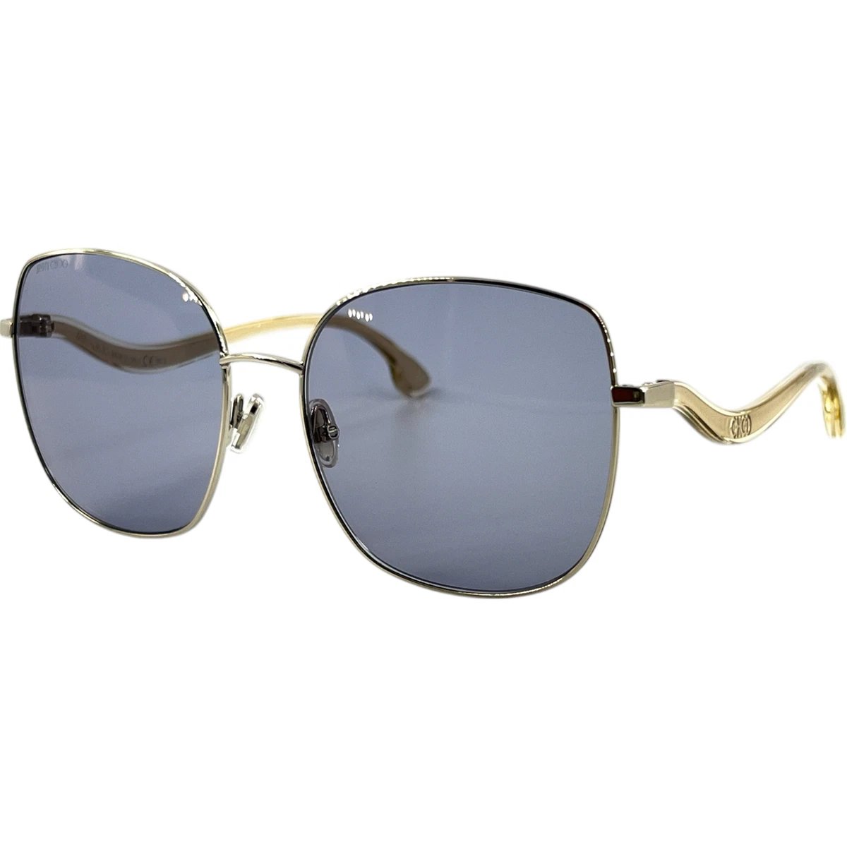Jimmy Choo Elva/S J7G/JD Tortoise Gold Sunglasses FRAME ONLY w/ Case Italy 54mm Jimmy Choo Brown Square Sunglasses for Women | eBay main image 3