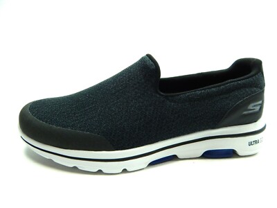 Skechers Men\'s GoWalk 5 Slip-On Sneakers Black, Size 8.5 M Skechers GOwalk 5 Slip-on Comfort Shoe - Breathable  main image 4