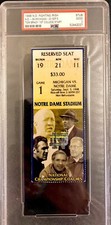 1998 Tom Brady 1st College Start UM vs Notre Dame Sep. 5 1998 PSA 2
