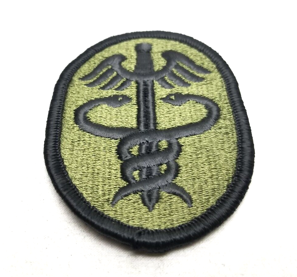 ミリタリージャケット Military Shoulder Bag insignia & patchs. QTY (5) US Army Military Medical Command Shoulder Sleeve Insignia