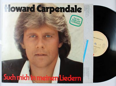 Howard Carpendale Such Mich In Meinen Liedern GER LP 1981 + Innerbag Schlager