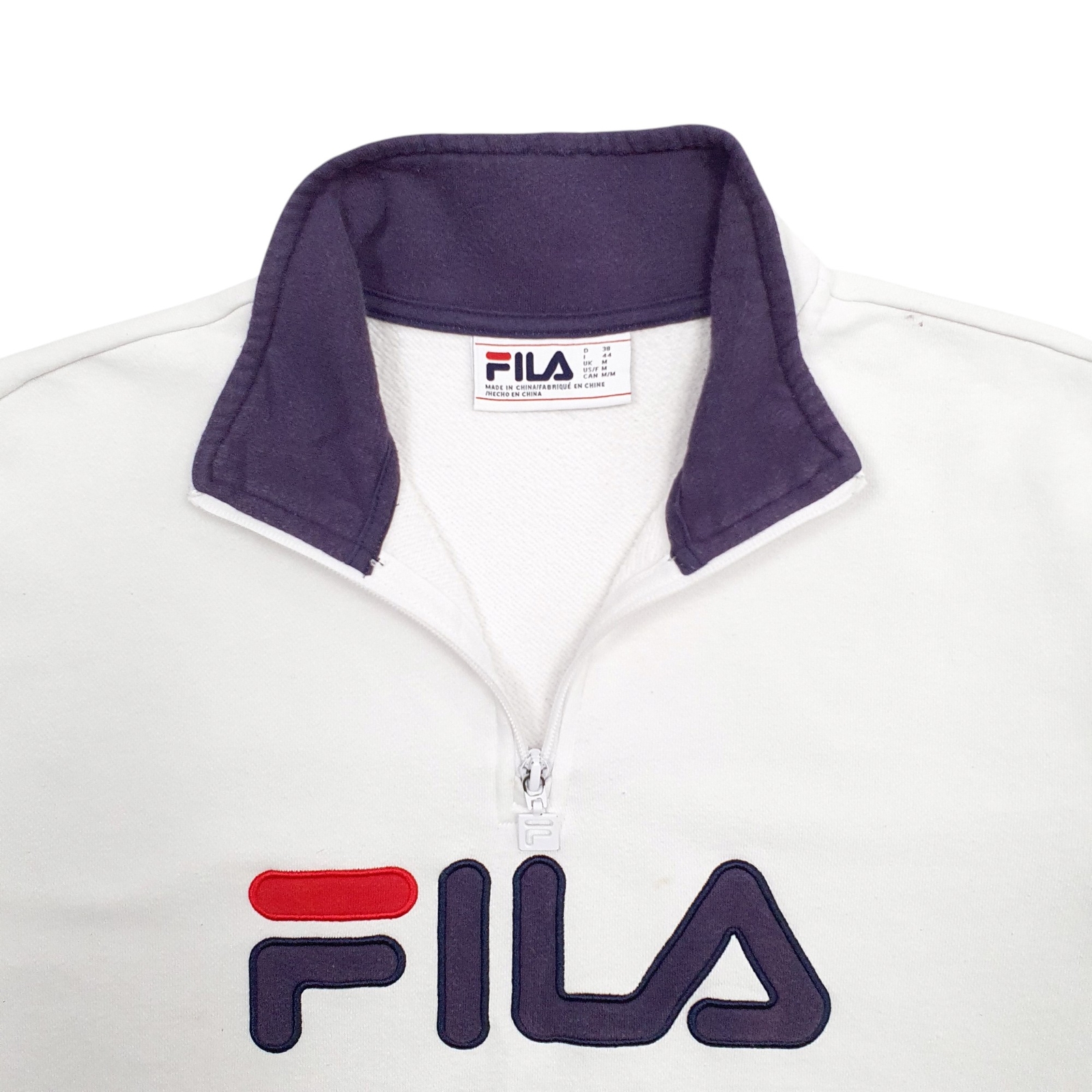 FILA Crewneck Spellout Jumper Sweatshirt Womens M image 2