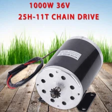 1000w 36v Dc Electric Brushed Motor Fit For Scooter Brushed Dc Electric Motor