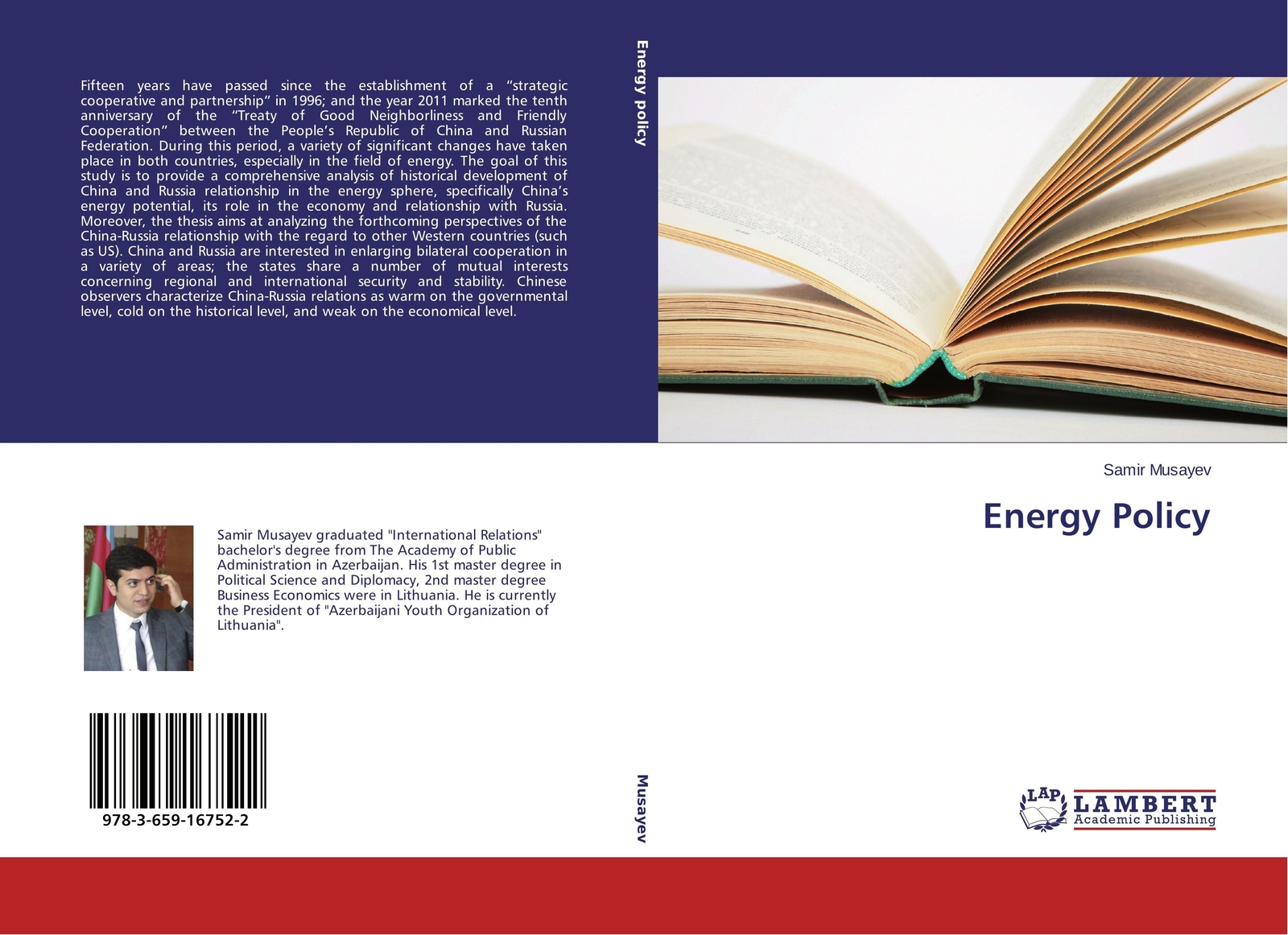 Thumbnail - Samir Musayev | Energy Policy | Taschenbuch | Englisch (2014) |