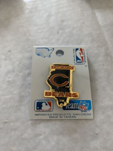 Chicago Bears Lapel Pin New - Imagen 1 de 3