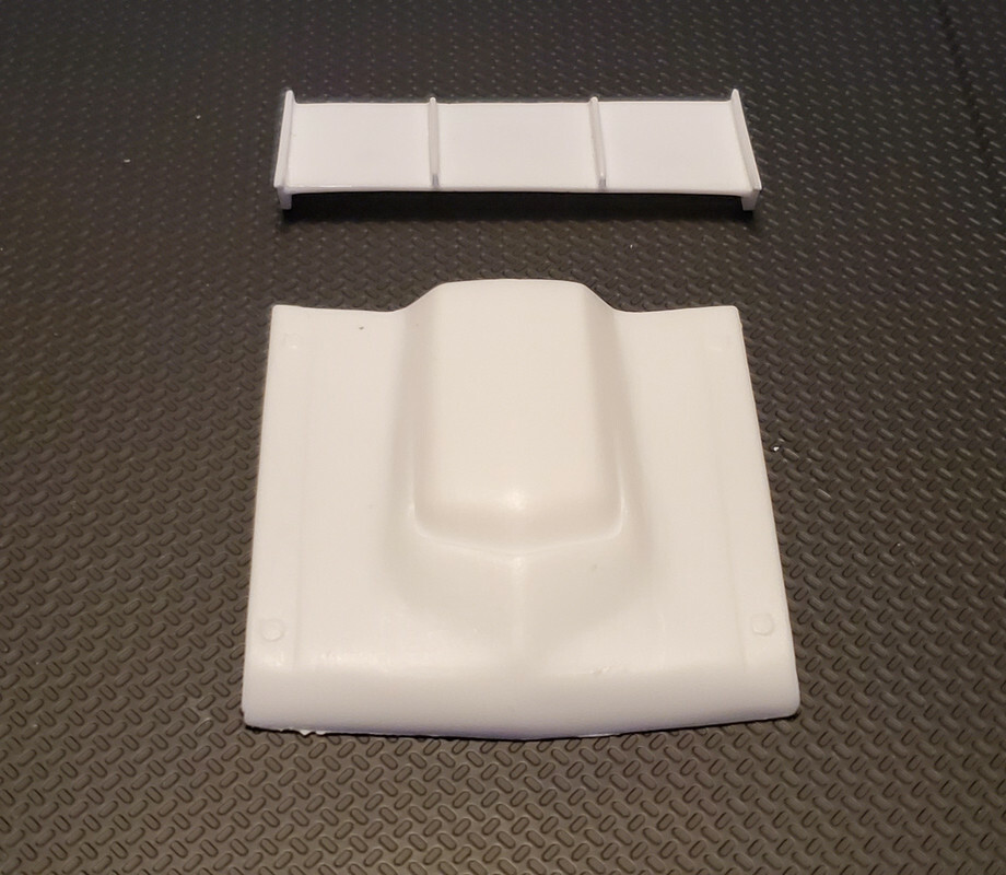 Resin Rear Spoiler & L88 Hood Combo for '72*/69 Nova AMT*/Revell 1/25 ...