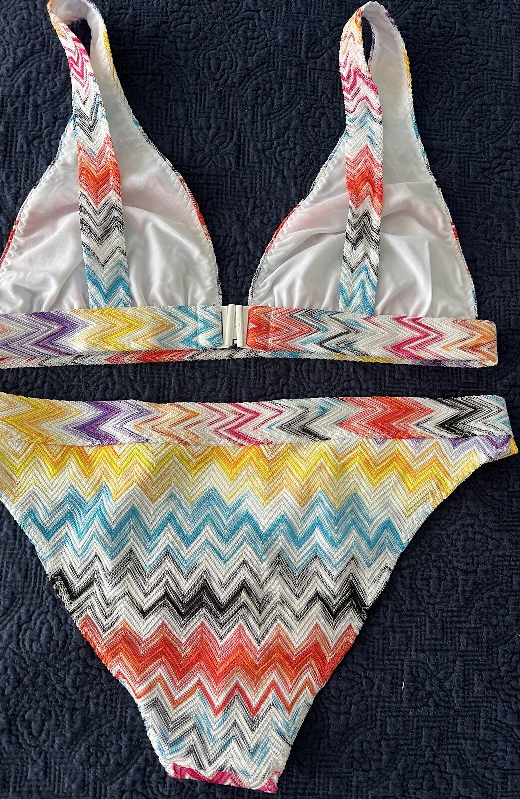 NWT Authentic Missoni 2 -Piece Zigzag Bikini Set Size 48 IT Sold Out image 6