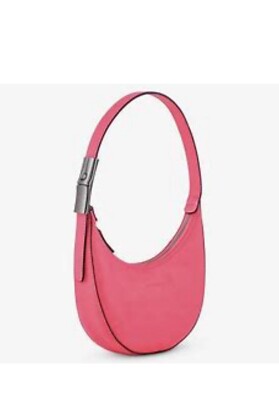 ロンシャン LONGCHAMP ROSEAU ESSENTIAL 10159 968 New Longchamp Roseau Essential Small Leather Pink Half Moon