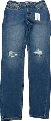 NEW Old Navy Women s Medium Wash Rockstar Super Skinny High Rise Jeans - 4