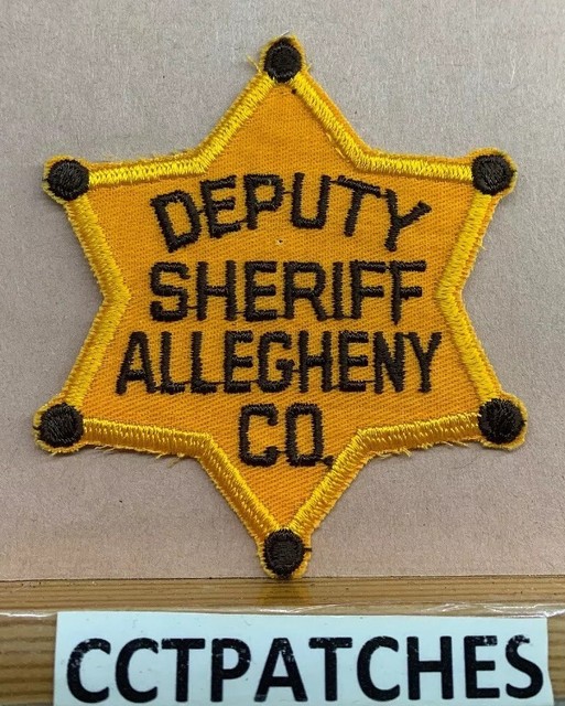 ALLEGHENY COUNTY, PENNSYLVANIA DEPUTY SHERIFF POLICE SHOULDER PATCH PA