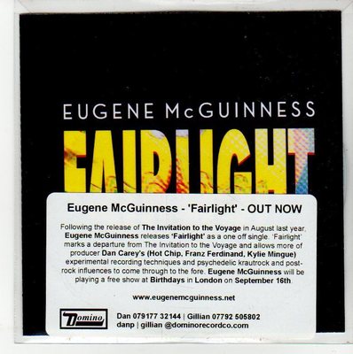 (EQ181) Eugene McGuinness, Fairlight - 2013 DJ CD