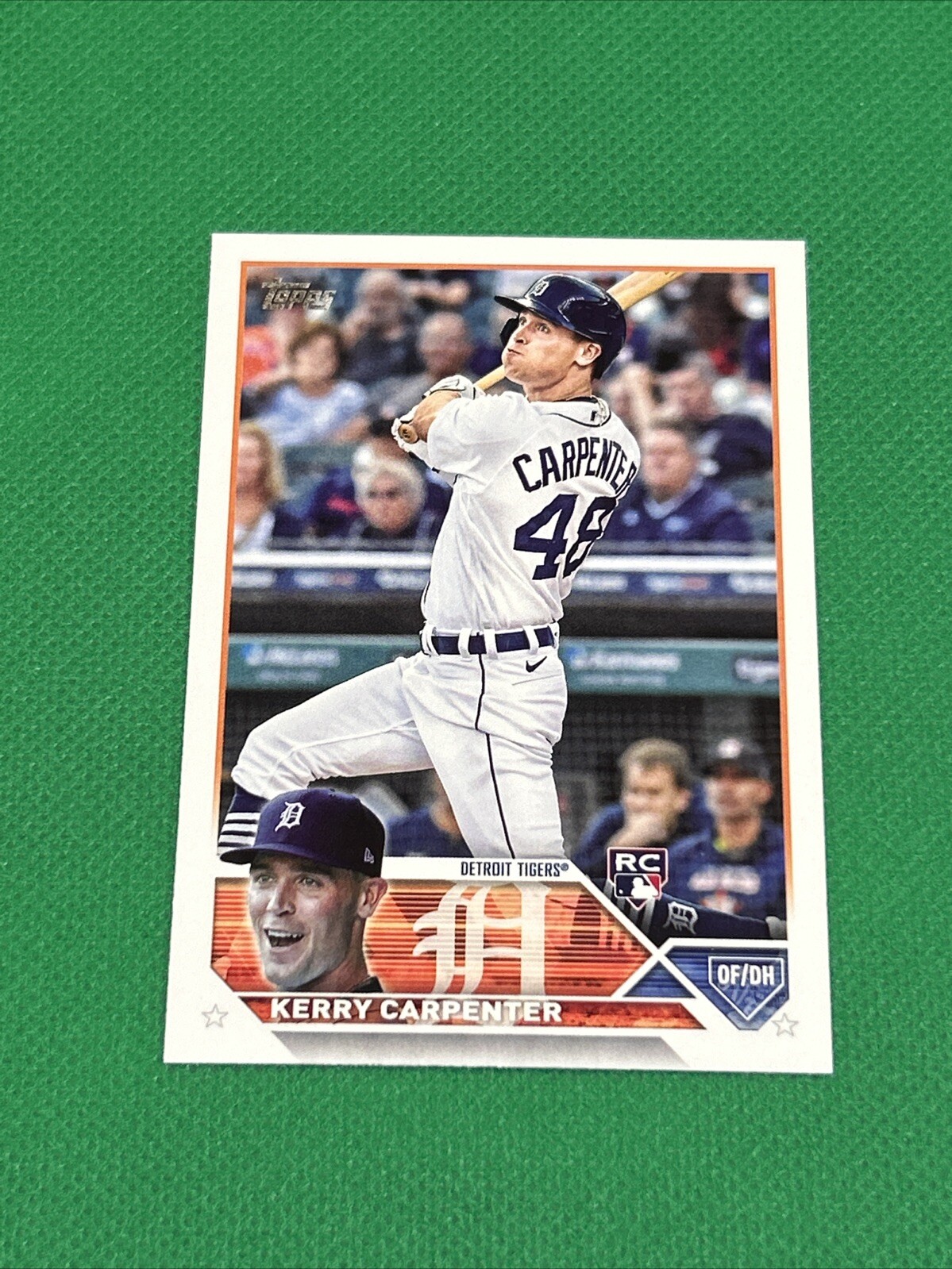 Kerry Carpenter Topps Rookie 2023 Rc Series Two Card #394