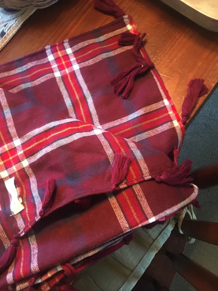 Chal/tiro vintage Abercrombie & Fitch New York - ROJO - 28 "x 60" Foto 3 de 4