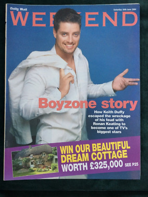 WEEKEND mag 26/06/2004 BOYZONE KEITH DUFFY Dian Fossey James Wilby Derek Jacobi