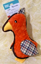 ZippyPaws Z-STITCH GRUNTERZ RED BIRD Squeaky Tough Dog Toy New -FREE SHIPPING-