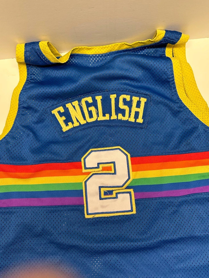 CAMISETA INGLESA ALEX 1987-88 DENVER NUGGETS #2 rara Foto 4 de 4
