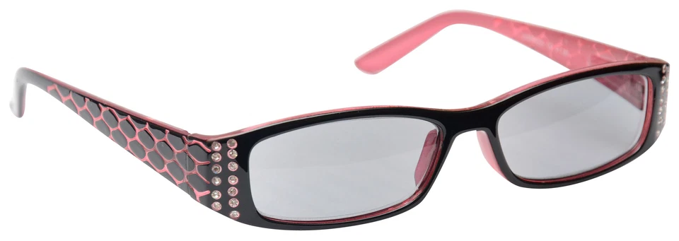 UV Reader Sun Readers Reading Glasses Womens Ladies Pink S1-4