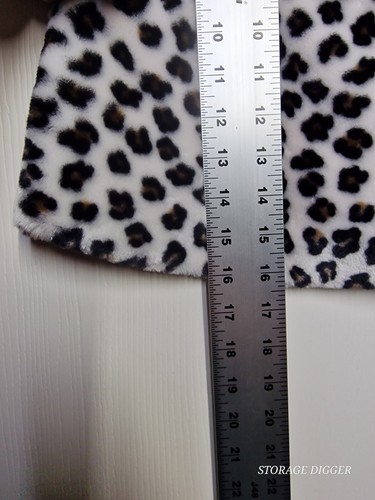 The Children's Place Jacket Girls Size 4T Faux Fur Hood Leopard Print Vest Snap - Picture 11 of 12