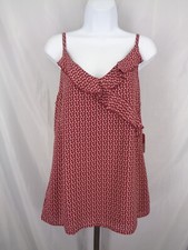 CAbi Fresco Ruffle Cami Tank Top Size Medium Style 4186 Fall 2021 New