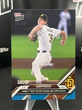 2024 Topps Now #348 Adam Mazur Call-Up San Diego Padres BLUE Parallel /49