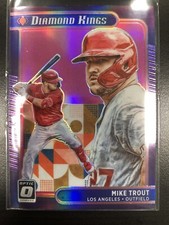 Mike Trout 2021 Optic “Diamond Kings” Pink Parallel Card #14